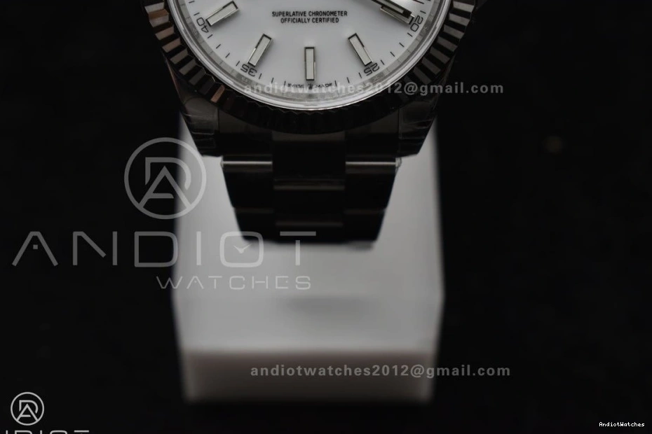 White SS VS 623 VSF 41 Oyster Dial 904L Resilient Best DateJust 126334 1:1 Bracelet Edition On 0803